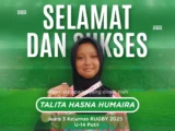 Talita Hasna Humaira Raih Juara 3 Kejurnas Rugby U-14 Putri 2025