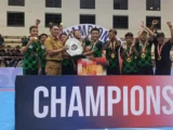 Tim Futsal Esperoma Tumbangkan Espero Klaten 4-3, Raih Juara 1 Super School Championship Klaten